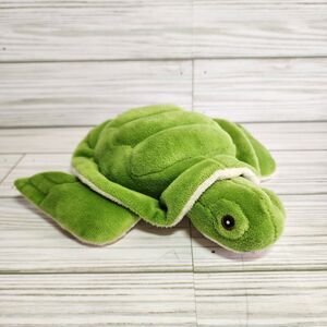 Curto Toy Sea Turtle Ocean Plush Green/Cream Stuffed Animal Toy Soft 7 Inch